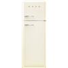Smeg linea Anni '50 Smeg Frigorifero doppia porta con cerniere a destra a libera installazione FAB30RCR6 finitura panna da 60 cm