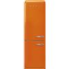Smeg linea Anni '50 Smeg Frigorifero combinato con cerniere a sinistra a libera installazione FAB32LOR6 finitura arancione da 60 cm - IN PROMOZIONE FINO AL 30/06