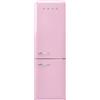 Smeg linea Anni '50 Smeg Frigorifero combinato con cerniere a destra a libera installazione FAB32RPK6 finitura rosa da 60 cm - IN PROMOZIONE FINO AL 30/06