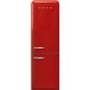 Smeg linea Anni '50 Smeg Frigorifero combinato con cerniere a destra a libera installazione FAB32RRD6 finitura rosso da 60 cm - IN PROMOZIONE FINO AL 30/06