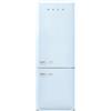Smeg linea Anni '50 Smeg Frigorifero combinato con cerniere a destra a libera installazione FAB38RPB6 finitura azzurro da 71 cm