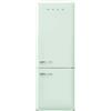 Smeg linea Anni '50 Smeg Frigorifero combinato con cerniere a destra a libera installazione FAB38RPG6 finitura verde pastello da 71 cm
