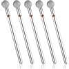 Bremorou 5Pcs Cuticola Bit Per Nail Drill Bits Unghie Cuticola Drill Bits per Nailsrussian Manicure Drill Bits Russo Manicure Bit Efile Ball Bit per Gel Acrilico Unghie Dry Pedicure Forma Rimuovere Strumenti