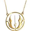 Fatto a mano Collana Star Wars ciondolo Jedi collana da uomo in argento sterling 925 placc...