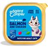 Edgard & Cooper Paté Gatto Salmone MSC e Pollo con Mirtilli e Basilico - 85 g Prezzo x 24 unità