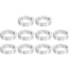 PATIKIL Distanziali Acciaio Inossidabile M8, 10Pz Rondelle Metallici Guarnizione Acciaio Inossidabile 8,2mm ID x 12mm OD x 3mm L Rotondo Distanziatori Kit Viti da 5/16 o M8