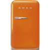 Smeg linea Anni '50 Smeg Frigorifero minibar monoporta con cerniere a destra a libera installazione FAB5ROR6 finitura arancione da 40 cm