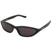 Balenciaga BB0402S 001 | Occhiali da Sole Graduati o Non Graduati | Prova Online | Plastica | Cat Eye | Nero | Adrialenti