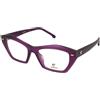 Carrera Carrera 3053 B3V | Occhiali da Vista Graduati | Prova Online | Plastica | Cat Eye, Ovali / Ellittici | Viola, Trasparente | Adrialenti