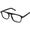 Saint Laurent SL 157 010 | Occhiali da Vista Graduati | Prova Online | Unisex | Plastica | Quadrati | Nero | Adrialenti