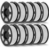 JAYO PLA+ Filamento 1,75mm, 11kg (1,1kg*10 Bobine), Filamento per (Q3g)