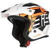 Acerbis casco jet Aria Sport E2206 - Bianco Arancio lucido