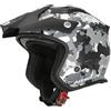 Acerbis casco jet Aria Sport E2206 - Grigio Nero opaco