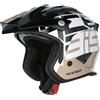 Acerbis casco jet Aria Sport E2206 -Nero Marrone opaco