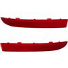 Generisch 2 x riflettore destro + sinistro compatibile con Mercedes Sprinter W907 W910 2018+ paraurti posteriore rosso A9108204800 9108204800