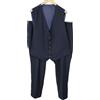 SUITSUPPLY Lazio Giacca Uomo UK50S Pura Lana Blu Giacca Pantaloni 2 Pezzi