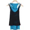 Sweaty Betty Maglia Donna S BLU a Strati 2in1 Maniche Activewear Palestra SPORTS
