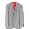 Suitsupply Sienna Giacca Uomo UK38R In Lana Pura Super 130's Grigia A Un Petto