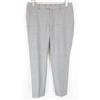 SUISTUDIO Robin Pantaloni Donna UK14S Grigio 100% LANA Pieghe Classici