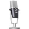 AKG Pro Audio Ara Microfono professionale a condensatore USB-C - Modalità di acquisizione audio a doppio schema per podcast, video blogging, gaming e streaming, Blu e Argento