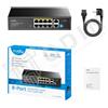 CUDY FS1010PG Switch PoE 8 porte con 2 UpLink RJ45 Gigabit - 120W max 10/100/1000 Mbps