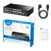 CUDY FS1010P Switch PoE 8 porte con 2 UpLink RJ45 - 120W max 10/100 Mbps