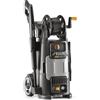 STIGA HPS 345 R Idropulitrice ad Alta Pressione 2100W, 145 Bar, 450 l/h, Tubo 9m, Ruote in Gomma, Manico Telescopico, Avvolgitubo Incluso