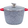 Royal Swiss Pentola a induzione - Stufa a induzione con manici rimovibili - Ø 24 cm / 6,2 litri - Pentole con coperchio - Pan tutti i fuochi, Snow White