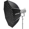 NEEWER BASICS Softbox Ottagonale 90cm Attacco Bowens, Sgancio Rapido, NS64P | Soft Box di Luce a Sgancio Rapido con Griglia, Compatibile con Aputure 150c Godox SL60w, per FS300C FS150B HB80C CB200C Q6