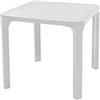 IGAP S.P.A. TAVOLO OLE' RATTAN 80X80 BIANCO