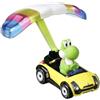 Hot Wheels Modellino auto Die Cast MARIO KART GLIDER Yoshi Sports Coupe Parafoil SUPER MARIO - Scala 1:64 lunghezza 5cm