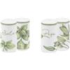 Thun La Porcellana Bianca Set Sale e Pepe Coltivia D4.5xH8 cm di Thun