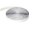 HOOMEE Nastro Adesivo A Strappo - SOLO PARTE MASCHIO/Parte Ruvida/Con Uncini - per Guarnizioni per Porte o Finestre per Condizionatore Portatile, Tenda con Magneti - 12m x 2 cm (BIANCO)