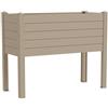 TeraPlast Fioriera Trama 015 Almond Resina 100x42x80 cm