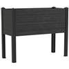 TeraPlast Fioriera Trama 015 Cenere Resina 100×42 cm