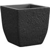 TeraPlast Lithos Pietra 40 cm Vaso Ardesia Plastica