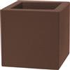 TeraPlast Vaso Schio Cubo 40 Bronzo Resina