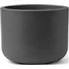 TeraPlast Vaso Pulse Liscio Basalt 50 cm Sovrapponibile