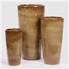 EDG Enzo De Gasperi Set 3 Pz Vaso Glaze H 100 Cm H 80 Cm H 60 Cm Sand