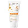 ADERMA (Pierre Fabre It.SpA) A-Derma Protect Senza Profumo Cream SPF50+ 40ml - Protezione Solare per Pelli Sensibili