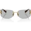 Miu Miu Occhiali da Sole MUA51S 5AK50K Oro/Grigio Donna 75/14/110