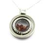 A Bijoux Pietre E Minéraux. Collana Tormalina Multicolore Brut. Modello Clessidra Spheri
