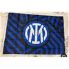bandiera Inter Ufficiale 100x140 cm Nuovo Logo Champions Campioni D'Europa