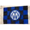 bandiera Inter Ufficiale 100x140 cm Nuovo Logo Champions Campioni D'Europa