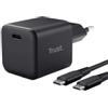 TRUST Caricabatterie - ultracompatto - 65W GaN USB-C - Maxo - Trust (unità vendita 1 pz.)