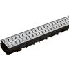 Dakota Canaletta con Griglia Zincata Pegasus Plus One S 100x35 Nera Wave More