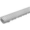 Dakota Canaletta con Griglia Acciaio Inox Pegasus Plus One S 100x35 Grigia Hole