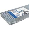 Dakota Kit Canaletta con Griglia Zincata Pegasus Plus 130x75 A15 Grigia 3 mt