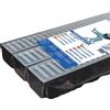 Dakota Kit Canaletta con Griglia Zincata Pegasus Plus 130x75 A15 Nera 3 mt