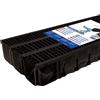Dakota Kit Canaletta con Griglia Plastica Pegasus Plus 130x120 A15 Nera 3 mt
